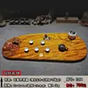 Peça Inteira de Madeira Dourada Nanmu para Bandeja de Chá, Bandeja de Chá Doméstica Feita à Mão, Mesa de Chá com Escultura de Raiz de Jacarandá, Bandeja de Chá com Drenagem, Conjunto de Chá