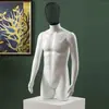 Maniquí de Medio Cuerpo, Modelo de Ropa de Medio Cuerpo, Maniquí de Medio Cuerpo, Cuerpo Humano Realista para Ropa, Maniquí Masculino, Accesorios de Modelo