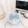 Bolso de Mano de Moda Infantil con Lentejuelas de Perla Niñas 2026 Nuevo Mini Billetera para Monedas Combinación con Ropa Infantil Bolso Cruzado de Princesa