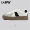 Tênis de Treino Alemão de Solado Grosso Universal para Homens, Novos Tênis Color Block Retrô Outono 2026, Sapatos Brancos Casuais Mais Vendidos por Celebridades da Internet