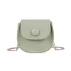 Mini Bolso de Silla Estilo Girly Transfronterizo Nuevo Estilo Coreano Color Sólido Cadena Bolso de Hombro Accesorios para Labiales Bolso Cruzado Bolso de Mujer