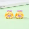 Coelhinho Fofo Estéreo de Orelhas Longas Acessórios para Joias DIY Desenho Animado Cola de Creme Acessórios de Resina Pacote de Material Capa de Celular Joias