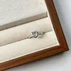 Anillos de Plata Tailandeses para Pareja, Vínculo Eterno, Par de Anillos para Hombres y Mujeres, Estilo Japonés y Coreano, Diseño de Nicho, Anillos Ol Simples y de Moda