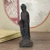 Estatua de Buda Shakyamuni de Cobre Estilo Antiguo, Buda Vajra de Aleación de Cobre Decoración del Hogar Mini Loto Estatua Pequeña de Buda, Adorno de Bolsillo