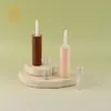 Caneta Contorno Corretivo Dois em Um 8ml com Cabeça de Pincel Brilho Labial Glaze Labial Tubo Maquiagem DIY Materiais de Embalagem Cosmética Atacado