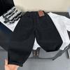 Pantalones casuales de primavera y otoño para hombre y mujer, ropa infantil, estilo occidental para bebé, personalidad infantil, modernos, estilo japonés, estilo Hong Kong, estilo coreano, pantalones de moda de tendencia en Internet