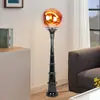Lámpara de pie Lava para sala de estar, lámpara de pie decorativa creativa de alta gama para estudio y dormitorio, iluminación ambiental, luminaria LED