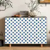 Cortina para Gabinete Estilo Francés Pastoral Sin Taladro, Cortina para Cubrir Gabinete de Lavadora, Cortina para Cubrir Estantería y Armario, Media Cortina de Baño