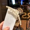 Pinza para el pelo con forma de perla, para la parte trasera del baño, grande, elegante, estilo coreano, con forma de tiburón