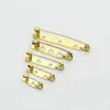 Alfinete de Latão com Furo Fivela Simples Alfinete de Fixação Broche Decorativo DIY Material para Broche e Corsage Acessórios de Joia
