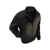 Jaqueta Retro Americana Simples com Gola Alta para Homens, Solta Tendência Roupa de Trabalho ao Ar Livre Casual Versátil Jaqueta de Voo