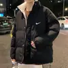 Abrigo de Lana de Cordero y Algodón para Hombre, Chaqueta para Hombre, Nuevo Estilo Otoño e Invierno, Chaqueta Cálida Acolchada de Algodón, Cuello Alto, Forro de Felpa, Ropa de Invierno Engrosada, Ropa de Algodón para Hombre