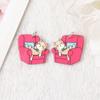Acrílico Transfronterizo Dibujos Animados Lindo Donut Gato DIY Llavero Colgante Accesorios para el Cabello Accesorios para Aretes