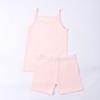 Roupas para Meninas Novo Conjunto de Colete e Shorts para Crianças Algodão Puro Verão Fino Conjunto de Duas Peças para Meninas Roupas de Casa para Bebê