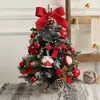 Enfeite Popular de Decoração de Natal Árvore de Natal Pequena DIY 45/60CM Enfeite de Árvore de Natal de Mesa Decoração de Janela