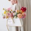 Caixa de Presente com Flores Transfronteiriça Estilo Deusa Trapézio Bolsa Simples Caixa de Flores DIY Saco de Embalagem para Presente Bolsa de Flores