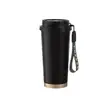 Presente de feriado mais vendido: Caneca de café personalizável em aço inoxidável 316, 500ML, design estiloso, parede dupla, com canudo, adequada para uso em carros