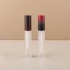 Botella de Brillo Labial de 6ml Redonda Transparente Esmerilada Tubo Vacío para Brillo Labial Aceite Labial Material de Empaque de Maquillaje Tubo Líquido de Alto Brillo