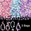 Bolsa de Materiales Hecha a Mano con Cuentas DIY Cuerda Trenzada Cuentas Sueltas Cadena Colorida para Teléfono Móvil Collar para Niños Accesorios de Joyería Lindos