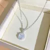 Colar de Diamante Quadrado Geométrico Cruzado Europeu e Americano Corrente de Clavícula Zircônia Super Brilhante Moda Feminina Temperamento de Luxo Leve Versátil de Alta Qualidade