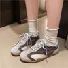 Colección personal de zapatillas de entrenamiento alemanas para mujer, nueva moda de verano, retro, sencillas, con bloques de color, versátiles, zapatos casuales deportivos que no cansan los pies