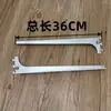 Soporte de Estante Columna Aa Engrosada Blanco y Negro Brazo Soporte para Tablero de Madera de Vidrio Estantería Exhibidor Accesorios