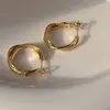 2025 Novo Brinco de Orelha de Alto Padrão com Senso de Nicho Moda Argola Grande Simples de Luxo Leve Brincos para Mulheres