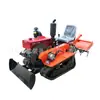 Mini Rotocultivador de Esteira 25 Cavalos de Potência Máquina Multifuncional para Manejo de Jardim com Vários Acessórios e Rotocultivador