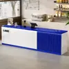Mostrador de Bar Mostrador de Caja Mostrador Comercial Catering Tienda de Té con Leche Café Bar de Agua Gabinete Integrado Lujo Ligero Sensación de Gama Alta Recepción