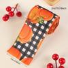 Amazon Fita Halloween Fita Imitação Linho Fita Estampada Halloween Abóbora Linho Rolo 2m