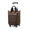 Bolsa de Compras, Bolsa Carrito con Ruedas Universales, Tirable y Transportable, Repelente al Agua, Pequeña, Mediana y Mochila Escolar con Carrito para Estudiantes Universitarios, Bolso de Hombro para Viaje