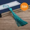 Atacado de Fábrica Ornamento Pendurado Estilo Antigo Marcador de Página Leque Festivo Tassel Colorido Embalagem Presente Cortina Pequeno Tassel
