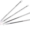 Aguja para Acné Mini Corta de Acero Inoxidable para Eliminar Puntos Negros y Granos, Extractor de Acné de Doble Punta, Venta al por Mayor de Fábrica en Stock