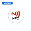 NFC música Wall Ntag215 Coin card instrução rápida Amiibo cartão branco NFC chip adesivo sensor de toque