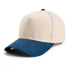 Gorra de conductor de camión de cinco paneles con bloques de color transfronteriza Gorra de béisbol de algodón puro más vendida en Amazon logo bordado imprimible