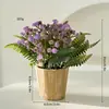 Enfeites de Flores Artificiais para o Armário de Sapatos da Entrada, Flores Decorativas no Ar Condicionado da Sala de Estar, Enfeites Criativos para Exibição, Pequeno Bonsai Fresco