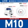 Brida de nailon de zinc blanco de hierro con almohadilla antiaflojamiento, tuerca hexagonal, tuerca de seguridad antideslizante GB M4M5M6M8
