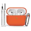 Adecuado para Auriculares Bluetooth AirPods 4/5 Pro3/Pro2 Color Puro Silicona Pieza Única Juego de Bolígrafos de Limpieza Cubierta Protectora