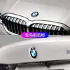 Aplicable a logo original de coche BMW logo frontal y trasero con fondo negro original 82mm74mm capó del motor maletero logo del coche