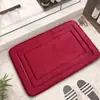 Capacho de Entrada de Corredor Simples Transfronteiriço Tapete de Pé Absorvente para Banheiro Tapete de Carpete Macio com Laços de Fibra Coral