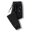 Pantalones de chándal de forro polar de cordero, forrados de forro polar, engrosados, cálidos, casuales, para exterior, deportivos, de algodón, para hombre, invierno, nuevo, otoño e invierno