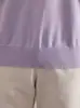 Ropa de Verano para Mamá Camiseta de Manga Corta con Cuello Redondo Nueva Holgada Tejido de Seda Helada para Edad Media y Mayores Manga Corta Transpirable