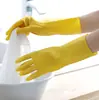 Guantes para Lavar Platos de Color Degradado para Cocina del Hogar Anti-Manchas y Resistentes al Desgaste Guantes para Limpieza y Tareas Domésticas Impermeables y Antideslizantes Guantes de Goma