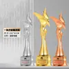 Fabricante de Troféus de Resina Integrados Atacado Estrela de Cinco Pontas Criativa Funcionário Excelente Apresentador de Dança Presente Comemorativo Personalizado
