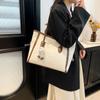 Bolsa Texturizada Estilo Coreano 2025 Nova Bolsa de Ombro Simples Grande Capacidade Casual Roupa de Trabalho Axila Mão Tote