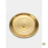 Porta incienso con diseño de loto, Soporte de latón para incienso, Recogedor de cenizas, Bandeja para incienso, Porta incienso, Estante para incienso, Personalizable para uso en interiores del hogar