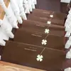 Alfombrillas para Escaleras Luminosas Sin Madera Hogar Giratorias Antideslizantes Madera Maciza Pegamento Colchonetas para Dormitorios Alfombra Alfombrillas Antideslizantes Pies Pegajosos