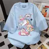 Camiseta de Manga Corta con Estampado de Gatito Lindo Estilo Casual Perezoso para Mujer 2025 Verano Longitud Media Estilo Universitario Top Versátil