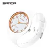 El reloj de la serie de gelatina más vendido de Sanda es un reloj de cuarzo elegante, fresco, compacto e impermeable adecuado tanto para hombres como para mujeres, e ideal para estudiantes y entusiastas del deporte.