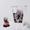 Directo de fábrica ventana trapezoidal ramo de flores empaque ventana bolsa de regalo transparente caja de flores bolso de mano